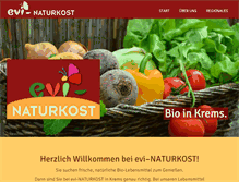 Tablet Screenshot of evinaturkost.eu